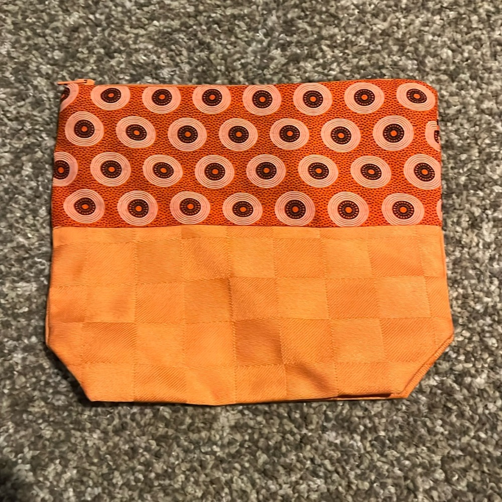 NEW never used - handmade in South Africa - makeup bag / zipper pouch